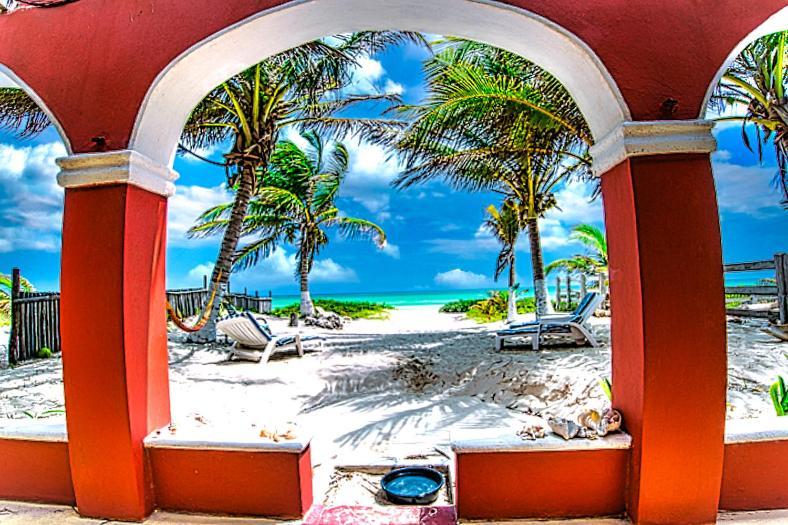 Beachfront Hacienda Del Cuyo Groundfloor Eksteriør bilde
