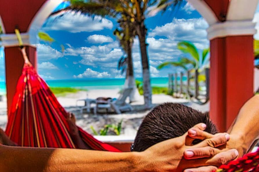 Beachfront Hacienda Del Cuyo Groundfloor Eksteriør bilde
