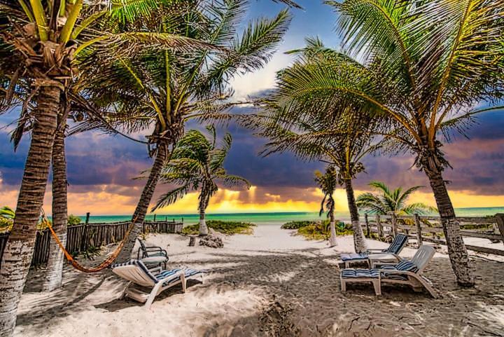 Beachfront Hacienda Del Cuyo Groundfloor Eksteriør bilde
